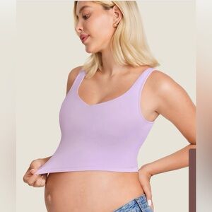 Lavender Maternity Tank Top